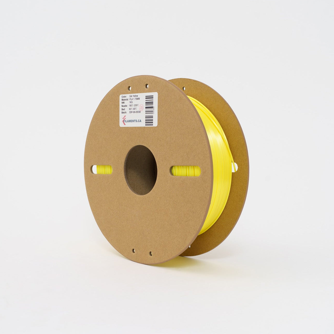 EconoFil™ Standard PLA Filament - Silk Yellow - 1.75mm - 1 KG